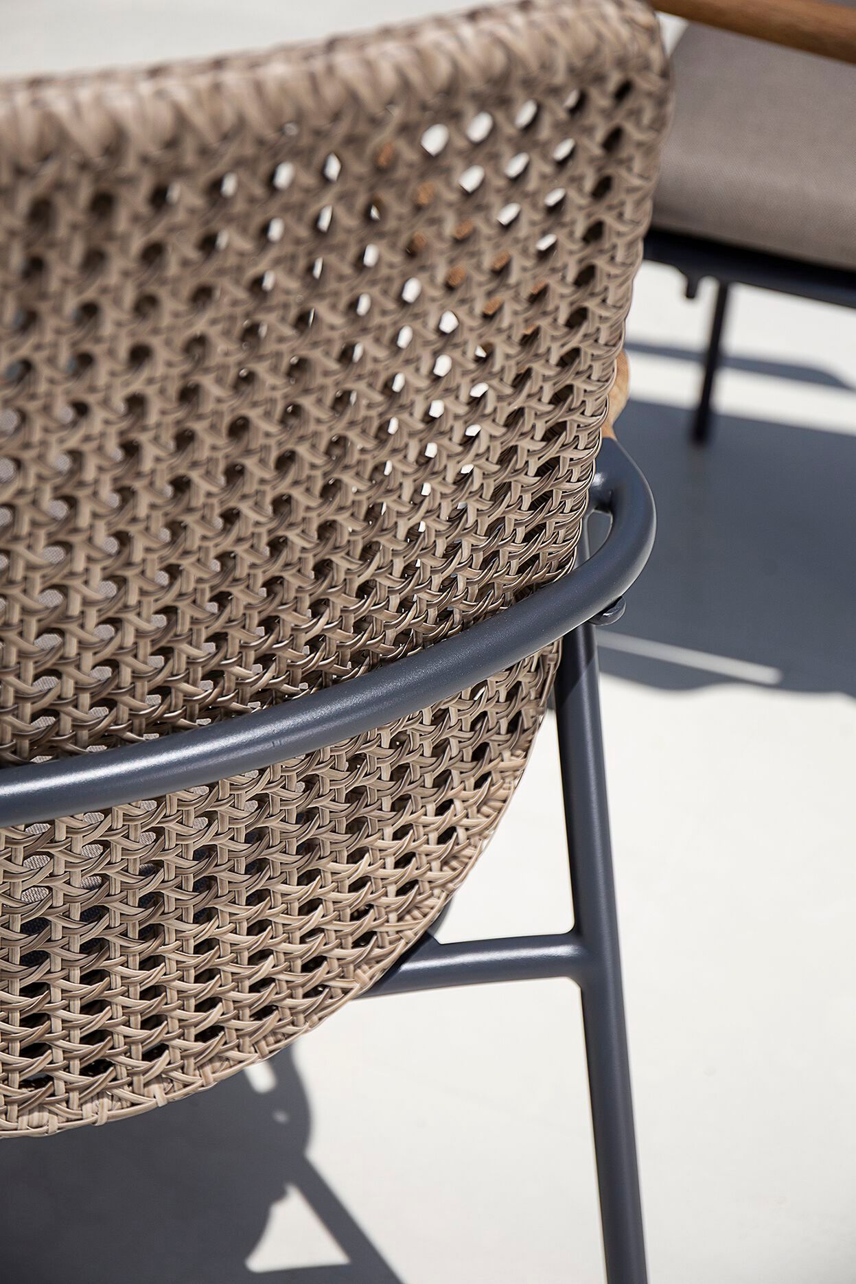 Тканевый штабелируемый садовый стул с подлокотниками MAMAGREEN Clara ARCH-00082803 - Вид №6