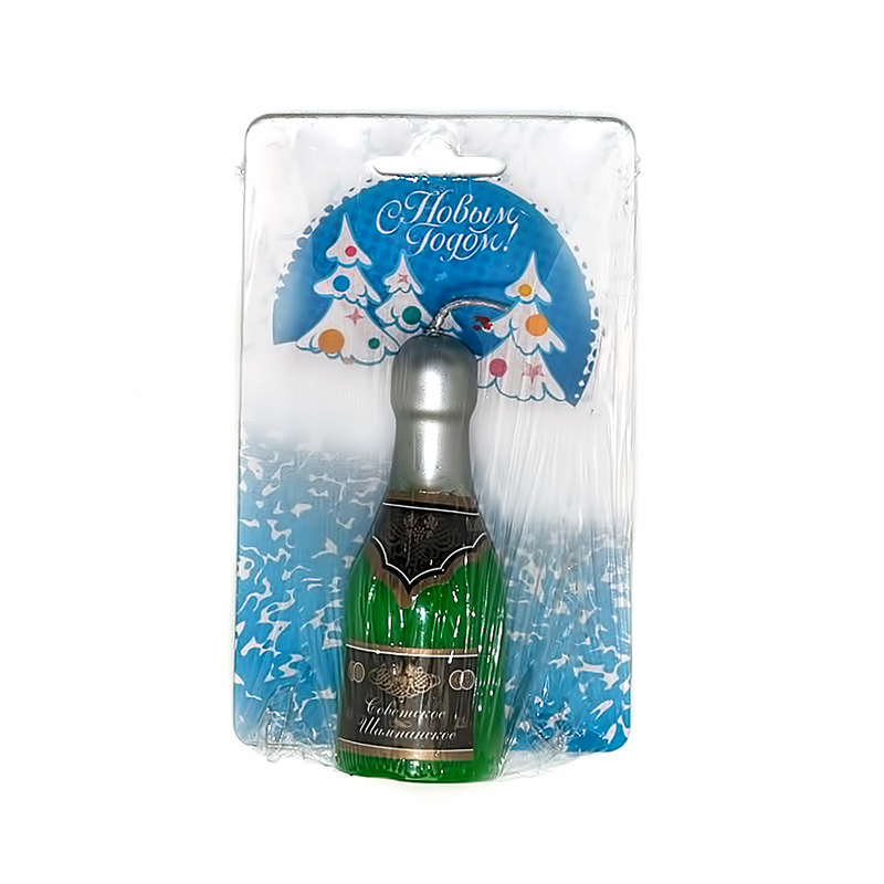 1415 Свеча мини 3 x 8.3 см 20 г шампанское Омский Свечной 