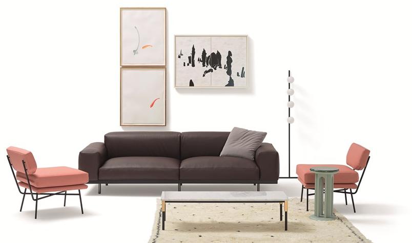 arflex Мягкий 4-х местный кожаный диван Naviglio sun-id-1439559 - Вид №3