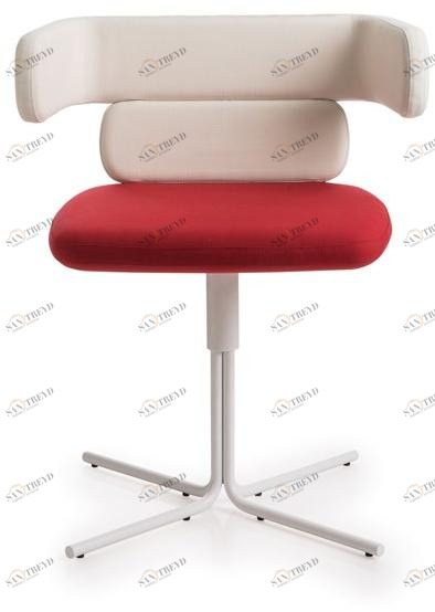 Luxy Вращающееся кресло из ткани с 4 спицами Cluster Cl4