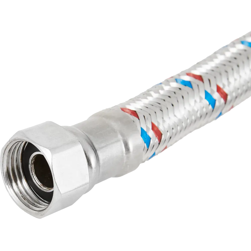 Гибкая подводка для воды ДТРД 1/2" гайка угловая - гайка угловая 60 см STLM-2210182 - Вид №3