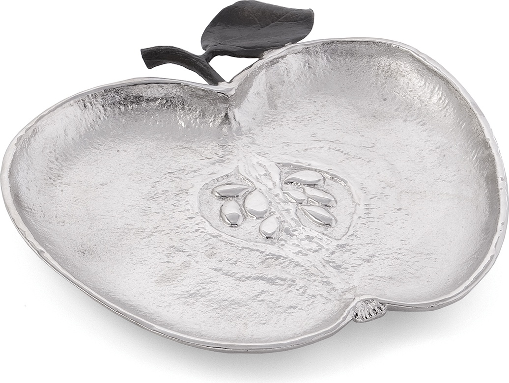 10542017 Michael Aram Блюдо-яблоко Michael Aram "серебрист. яблоко" 25см (серебрист.) Сталь нержавеющая 