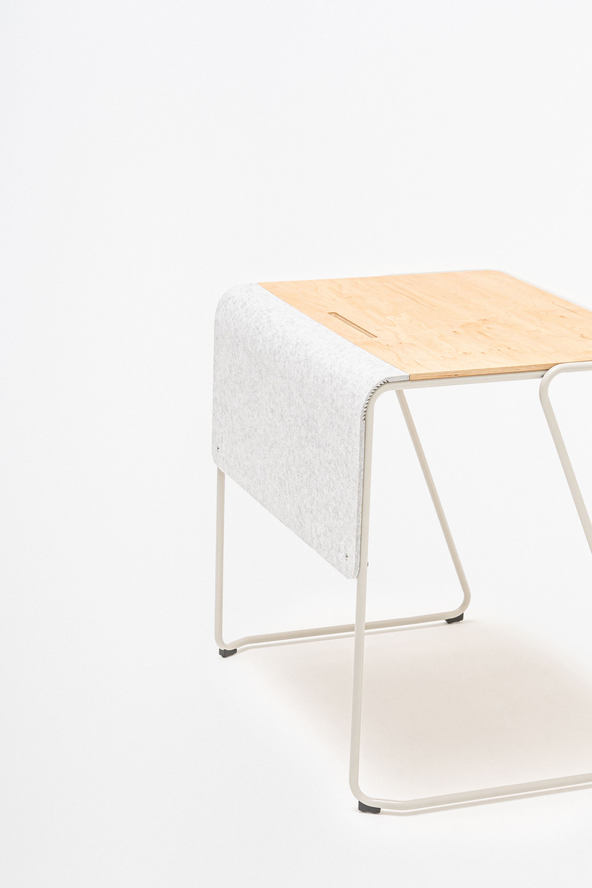 Прямоугольный стол из стали и дерева MDD LOOP ARCH-00008239 - Вид №4