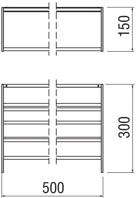 Nobili Rubinetterie Держатель для полотенец из металла Loop Aclp24cr - Вид №2