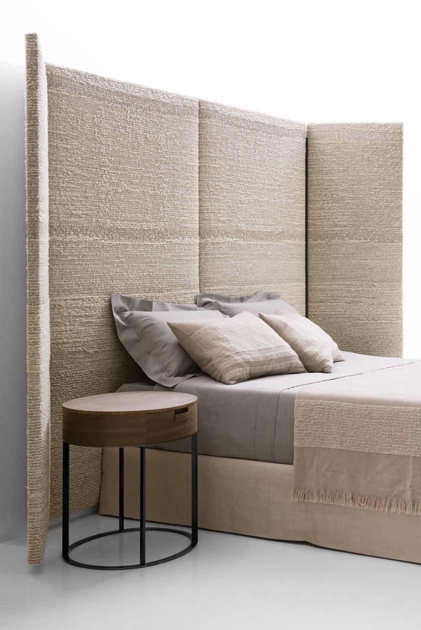 Maxalto Двуспальная кровать из ткани с высоким изголовьем sun-id-1504384 - Вид №1