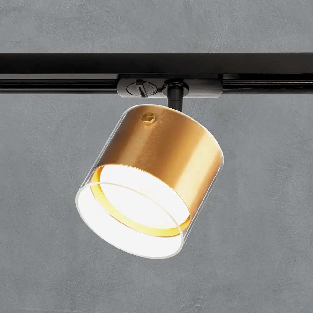 Трековый спот Wolta с золотым покрытием для акцентного освещения 89436514 STLM-1579392 - Вид №1