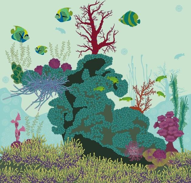 CONCEPTUWALL Декор из клейкой ткани Nautilus sun-id-1488444 - Вид №6