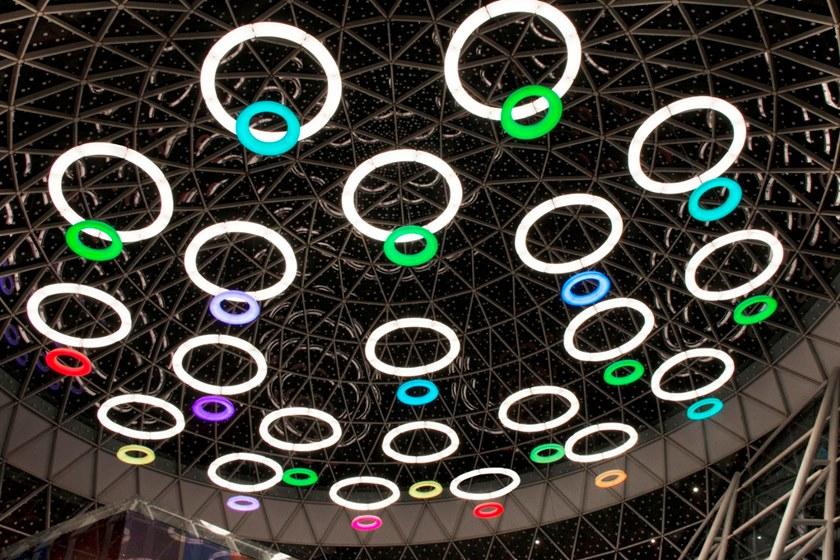 Martinelli Luce Светодиодный подвесной светильник из полиэтилена с диммером Circular pol 2057/j - Вид №10