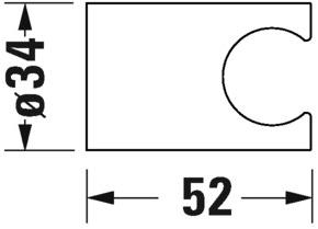 Duravit Подставка для ручного душа sun-id-1486109 - Вид №3