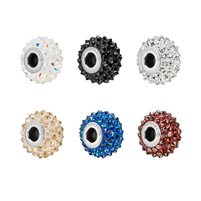 180401 Бусина стеклянная Crystal AB 16 мм 2 шт в тубе кристалл Сваровски 