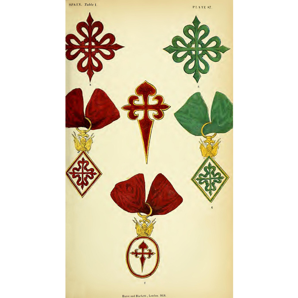 2719156 Декоративная подушка «Рыцарский орден Сантьяго, Испания» Object Desire  - Вид №3