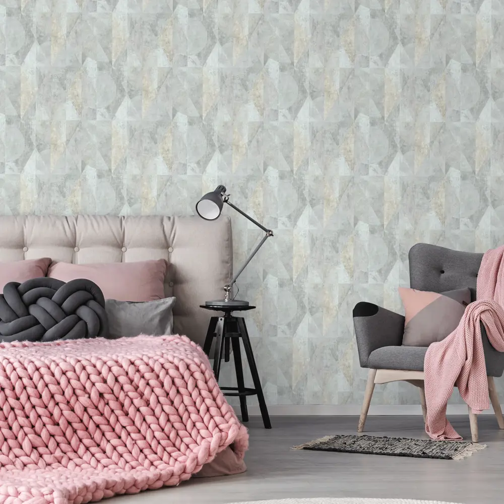 Обои флизелиновые Ateliero Anri серые 1.06 м AT88172-03 STLM-2058977 - Вид №2