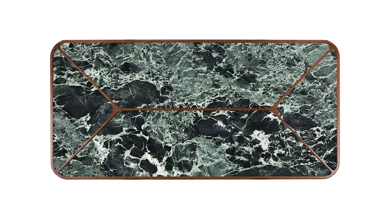 Прямоугольный стол из мрамора и грецкого ореха OPERA CONTEMPORARY LEWIS ARCH-00120074 - Вид №4