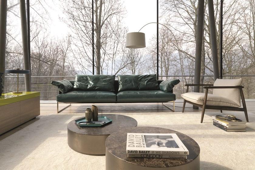 Désirée divani 3-х местный кожаный диван со съемным чехлом Arlon sun-id-1417214 - Вид №3