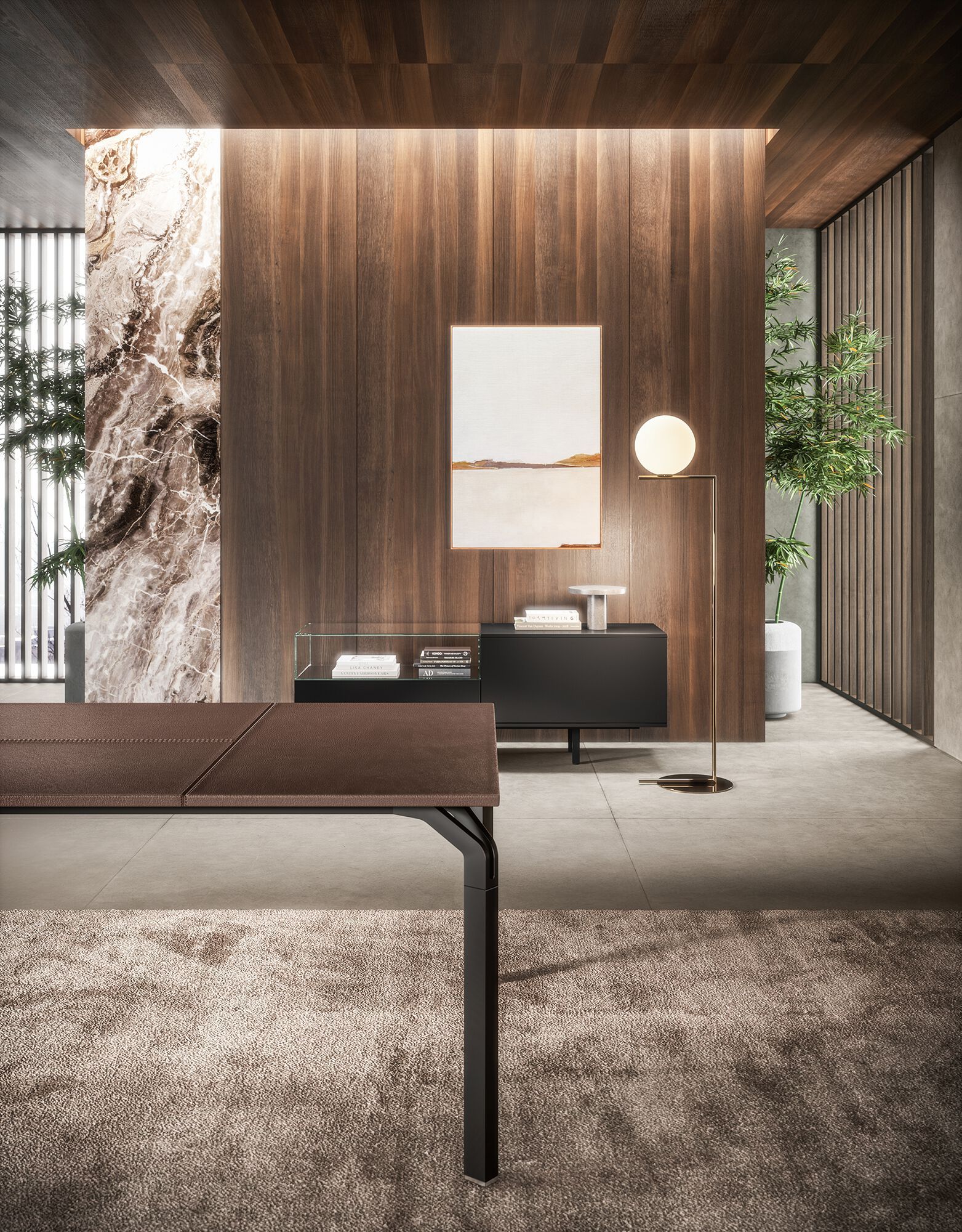 Кожаный стол / Стол для совещаний About Office йога ARCH-00140302 - Вид №3