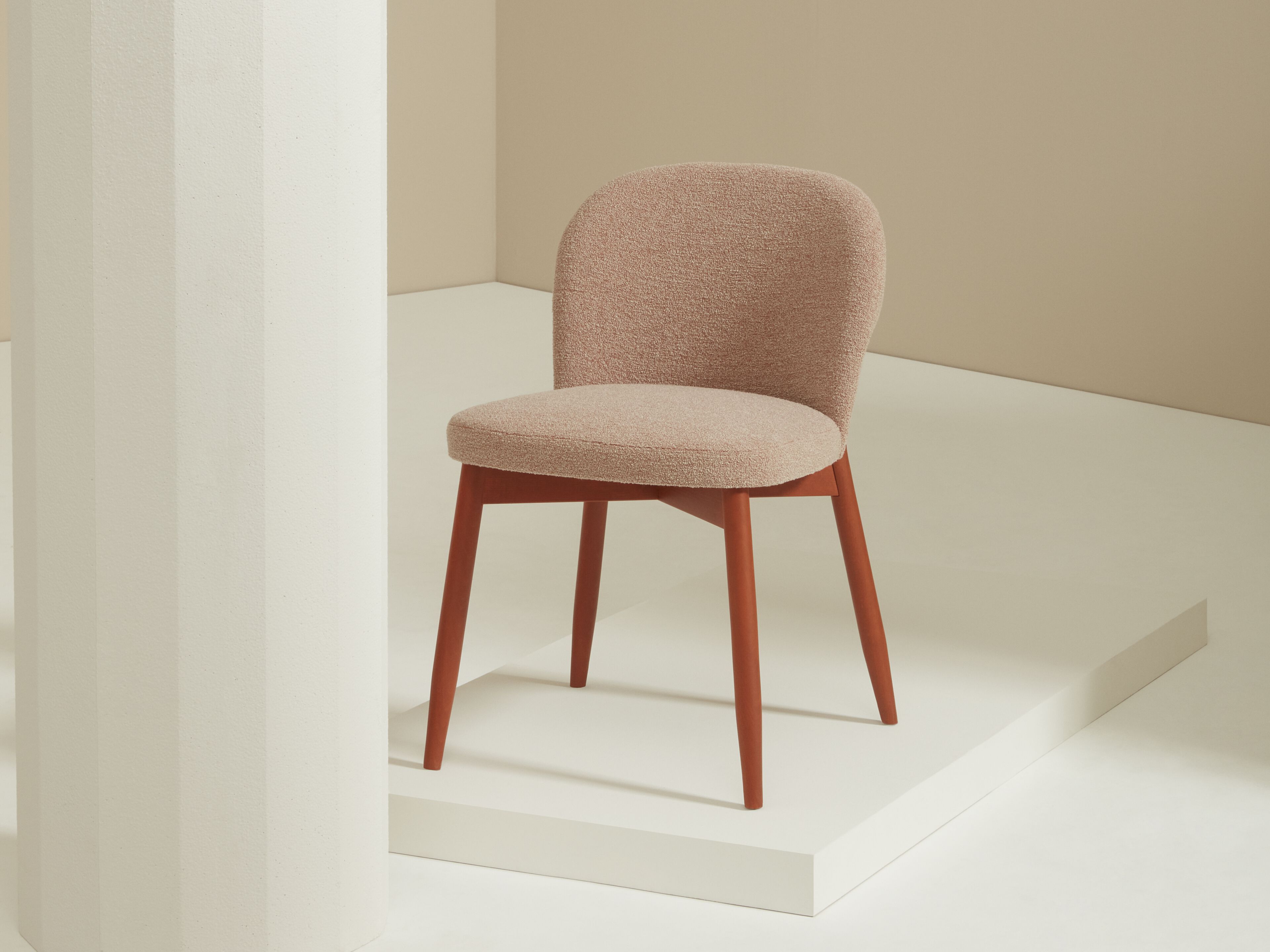 Мягкий стул из бука Billiani Spy ARCH-00033013 - Вид №1