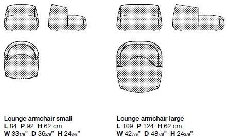 Kristalia Мягкое кожаное кресло Brioni sun-id-1478487 - Вид №2