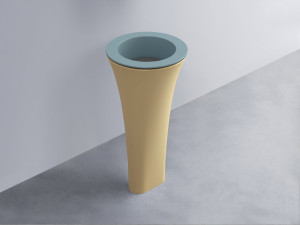 AMLA45-PL+AMPILT-CM+AMCOLT-CN Раковина Amedeo Tondo отдельностоящая cielo Enjoy + Amedeo