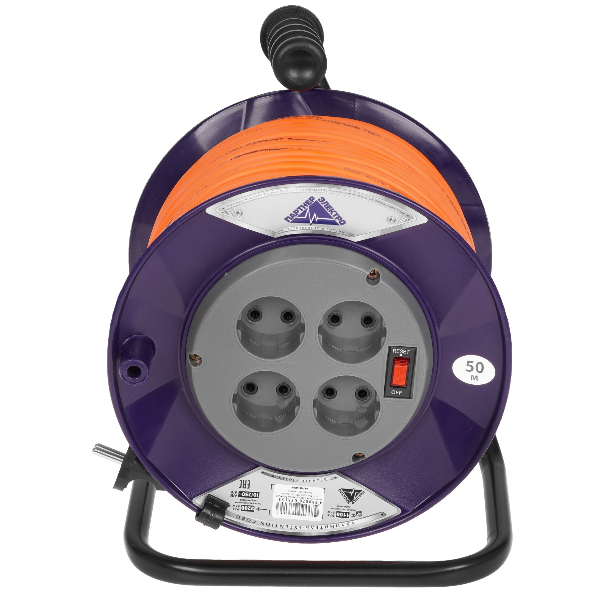 Удлинитель Партнер-электро PowerLine серый 9280521 STDN-0064053 - Вид №1