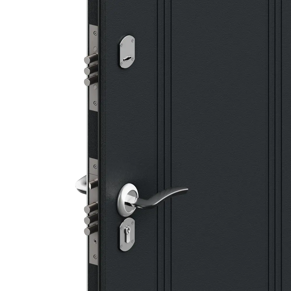 Дверь входная металлическая Оптим 98x205 см левая цвет белая графика DOORHAN STLM-2191844 - Вид №2