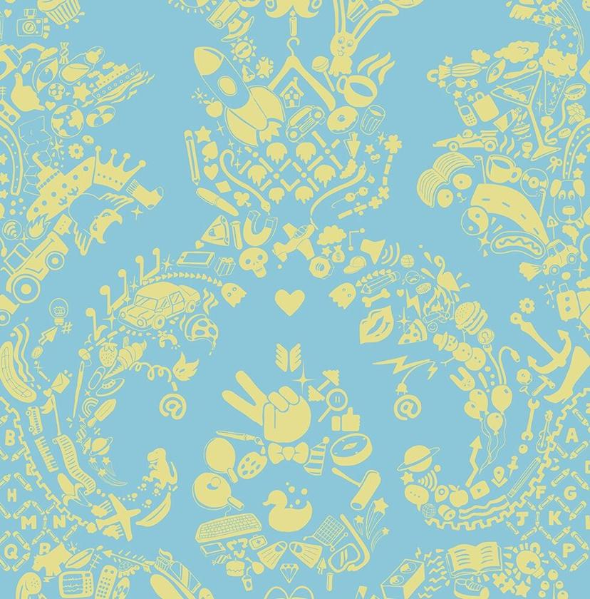 Mineheart Огнестойкие дамасские обои на флизелиновой бумаге sun-id-1472585 - Вид №2