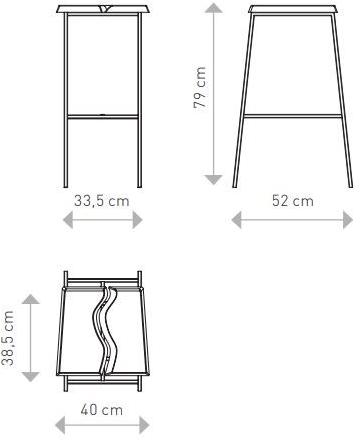 PROTEK® Табурет из дерева бриккола и смолы Legno e resina sun-id-1440281 - Вид №2