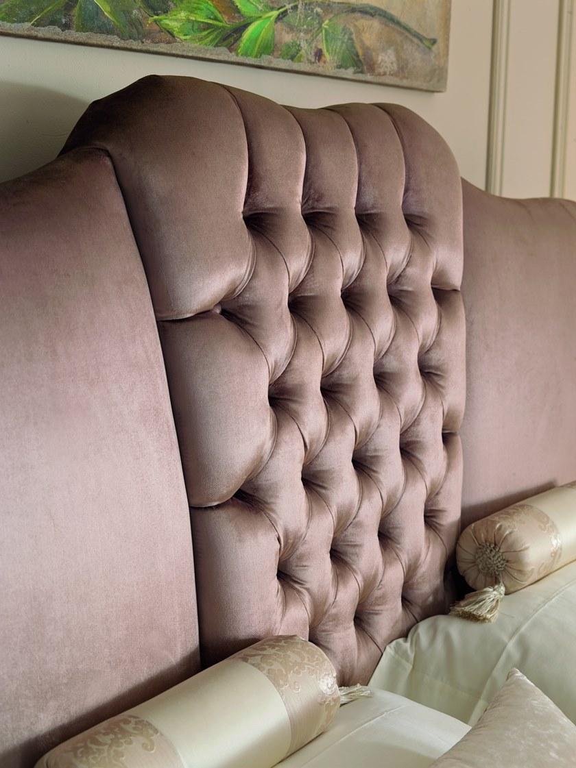 SCAPPINI & C Двуспальная кровать с обивкой из ткани с тафтинговым изголовьем 35th anniversary 2570 - Вид №3