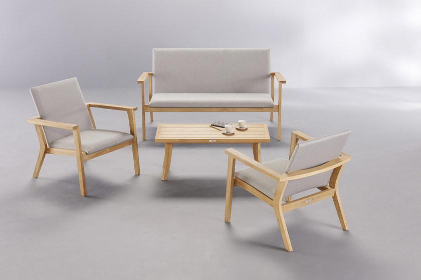 MOBIKA GARDEN Прямоугольный столик для сада из тика sun-id-1499348 - Вид №1