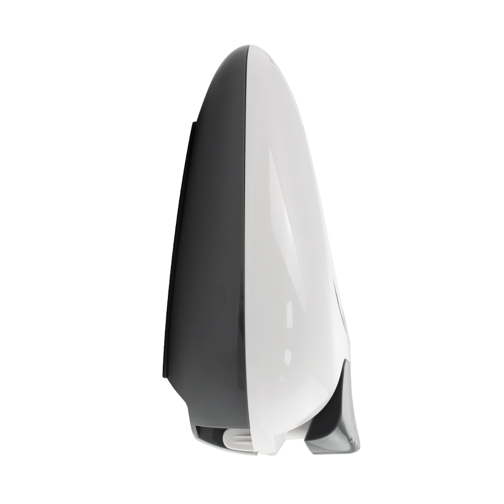 GFmark - Дозатор жидкого МЫЛА, универсальный, пластиковый, БЕЛЫЙ, с глазком - капля, 400 мл, код: 637  - Вид №3