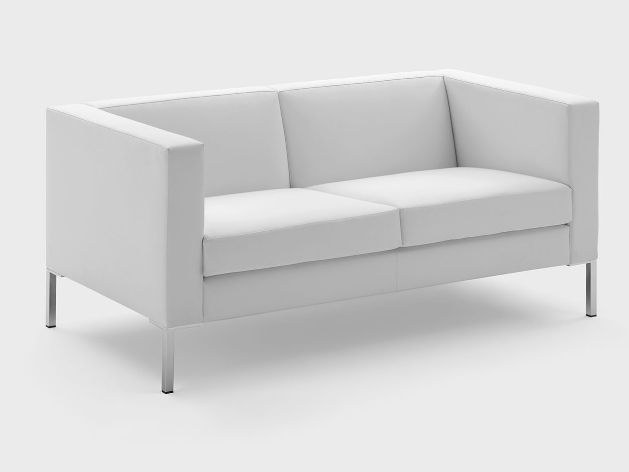 2-местный кожаный контрактный диван Viganò Cubiko ARCH-00122834