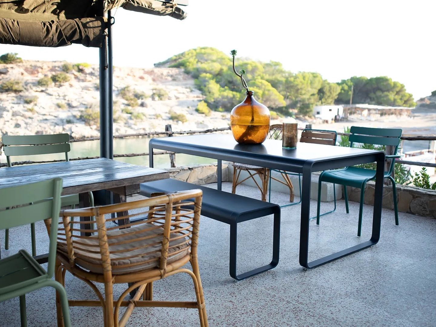 Металлическая садовая скамейка Fermob Bellevie Premium ARCH-00053835 - Вид №1