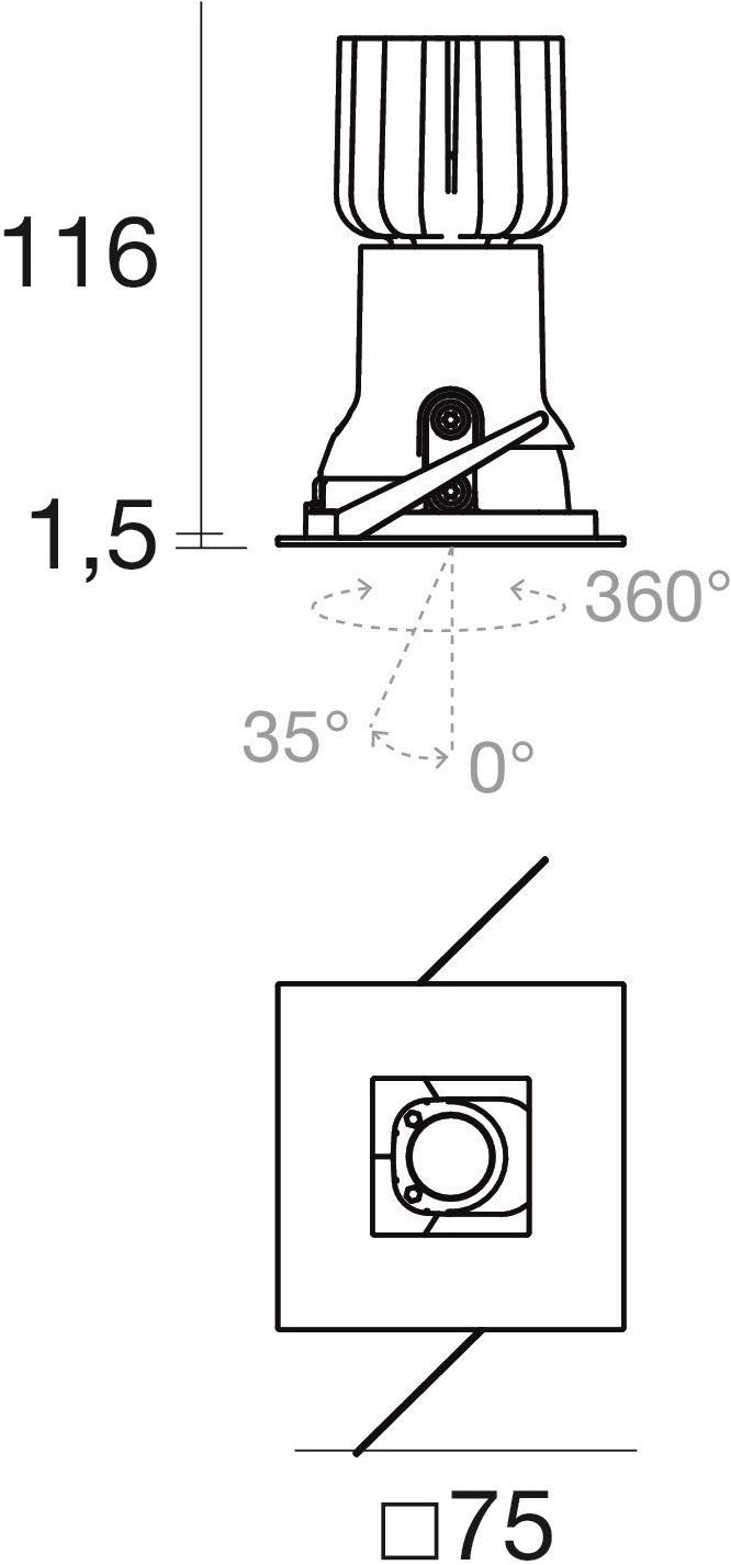 Linea Light Group Светодиодный точечный светильник на потолок Vos sun-id-1345839 - Вид №9