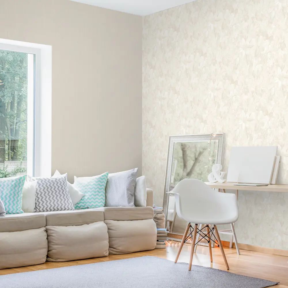 Обои флизелиновые Ateliero Amore Mio бежевые 1.06 м 889292 STLM-2007783 - Вид №3