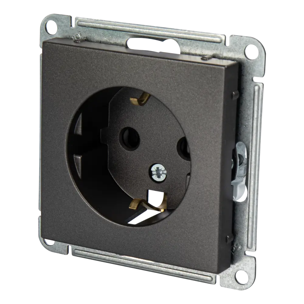 SYSTEME ELECTRIC Розетка скрытого монтажа W59 Deco с защитными шторками 82797858 STLM-1101770 - Вид №1