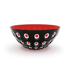 279425146 Салатник le murrine, D25 см, акрил, черный Guzzini