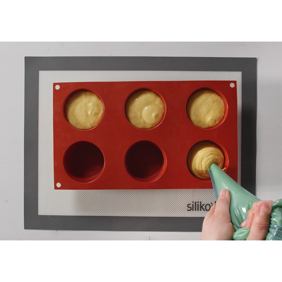 20.023.00.0065 Форма для приготовления маффинов muffin 18 х 33,5 см силиконовая Silikomart  - Вид №6