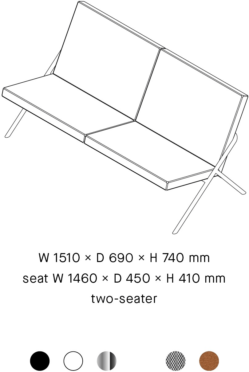 LOEHR Диван из ткани Euclides sun-id-1464198 - Вид №4
