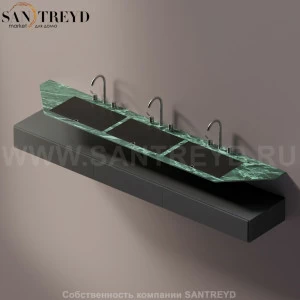 AELLN0AA32426VD Подвесная раковина настенная прямоугольная Agape Ell