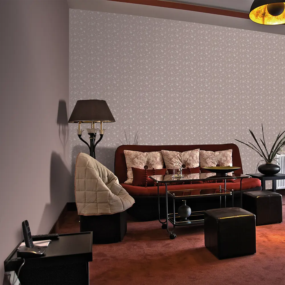 Обои флизелиновые Erismann Elegance коричневые 1.06 м 3619-5 STLM-2115937 - Вид №2