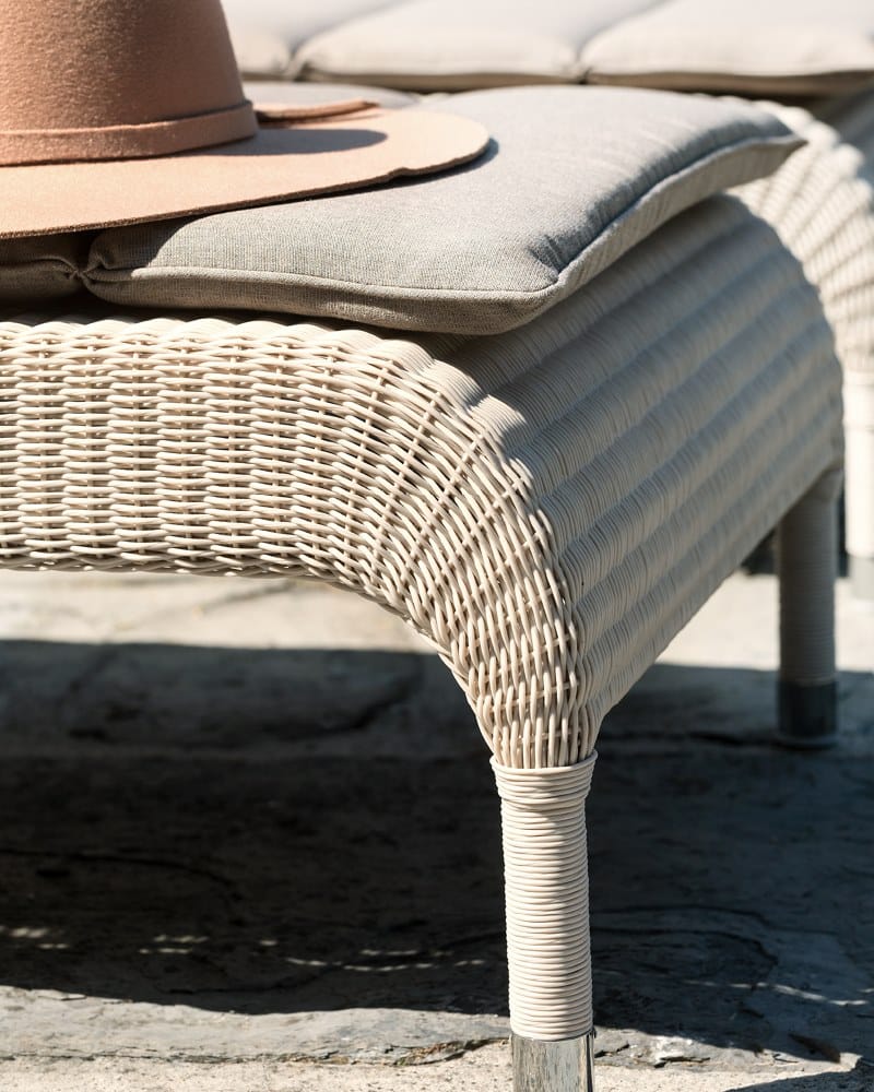 Плетеная откидная Садовая кровать с колесами Vincent sheppard Safi ARCH-00044638 - Вид №2