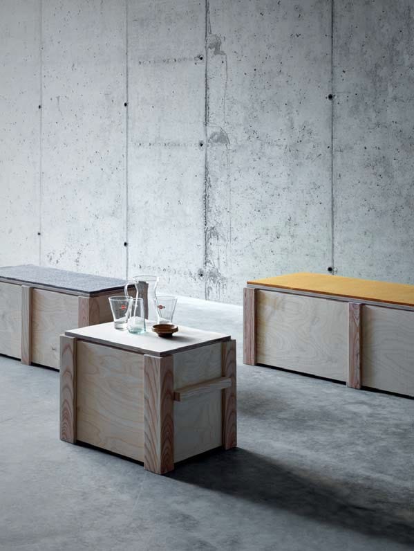 Прямоугольный многослойный журнальный столик с отсеком для хранения FIORONI Крефельд ARCH-00062577 - Вид №1