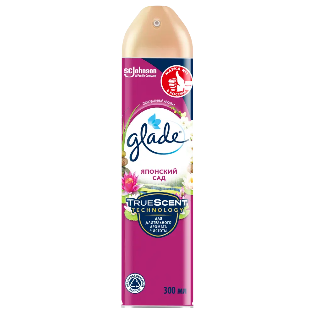 Glade Аэрозольный освежитель «Японский сад» 300 мл 82454644 STLM-0027453