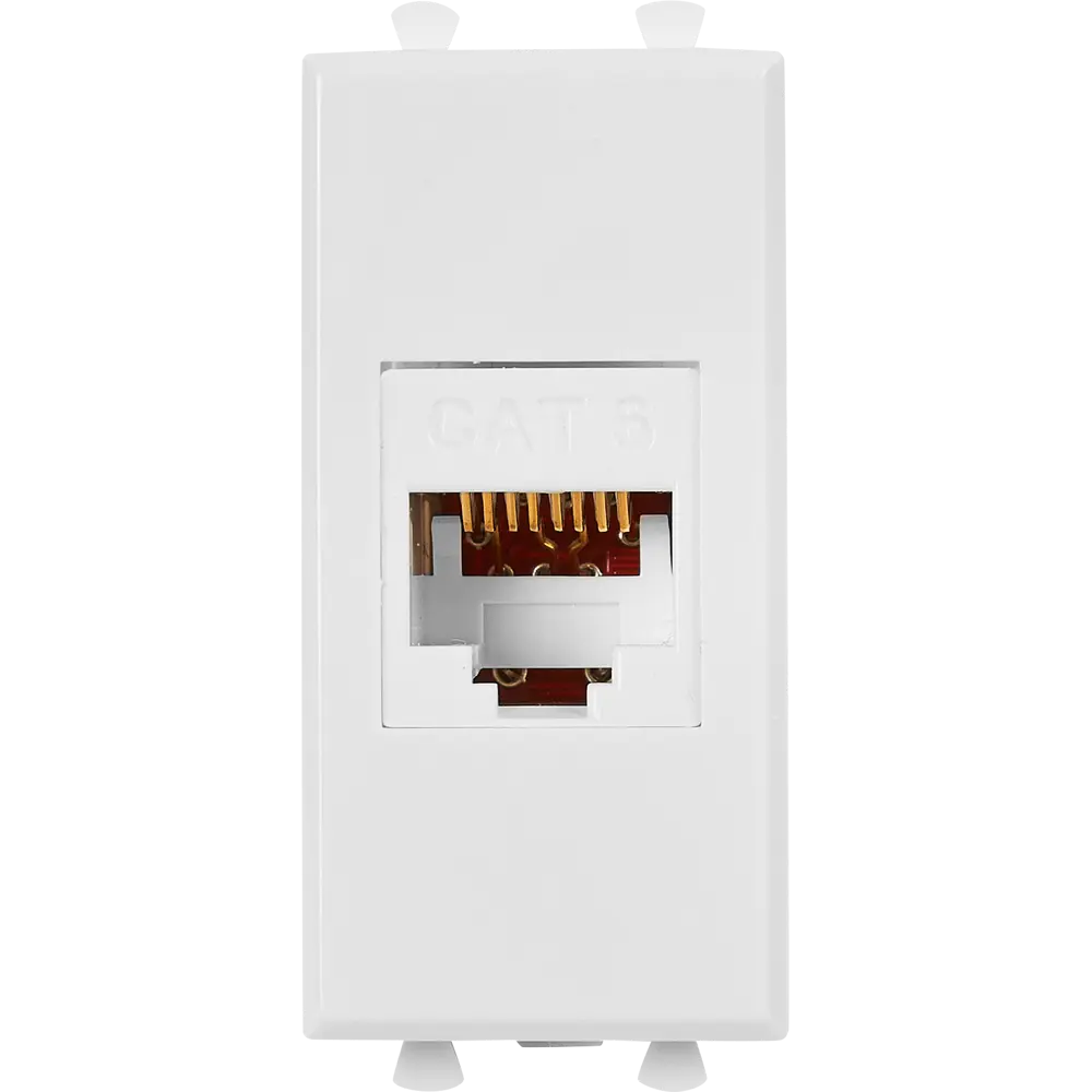 Компьютерная розетка встраиваемая DKC Avanti RJ45 UTP cat 6 цвет белый STLM-2200398