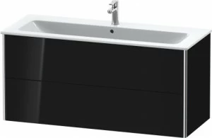 XS417404040 Тумбочка подвесная XSquare #XS4174 1210 x 478 мм Черный глянцевый лак