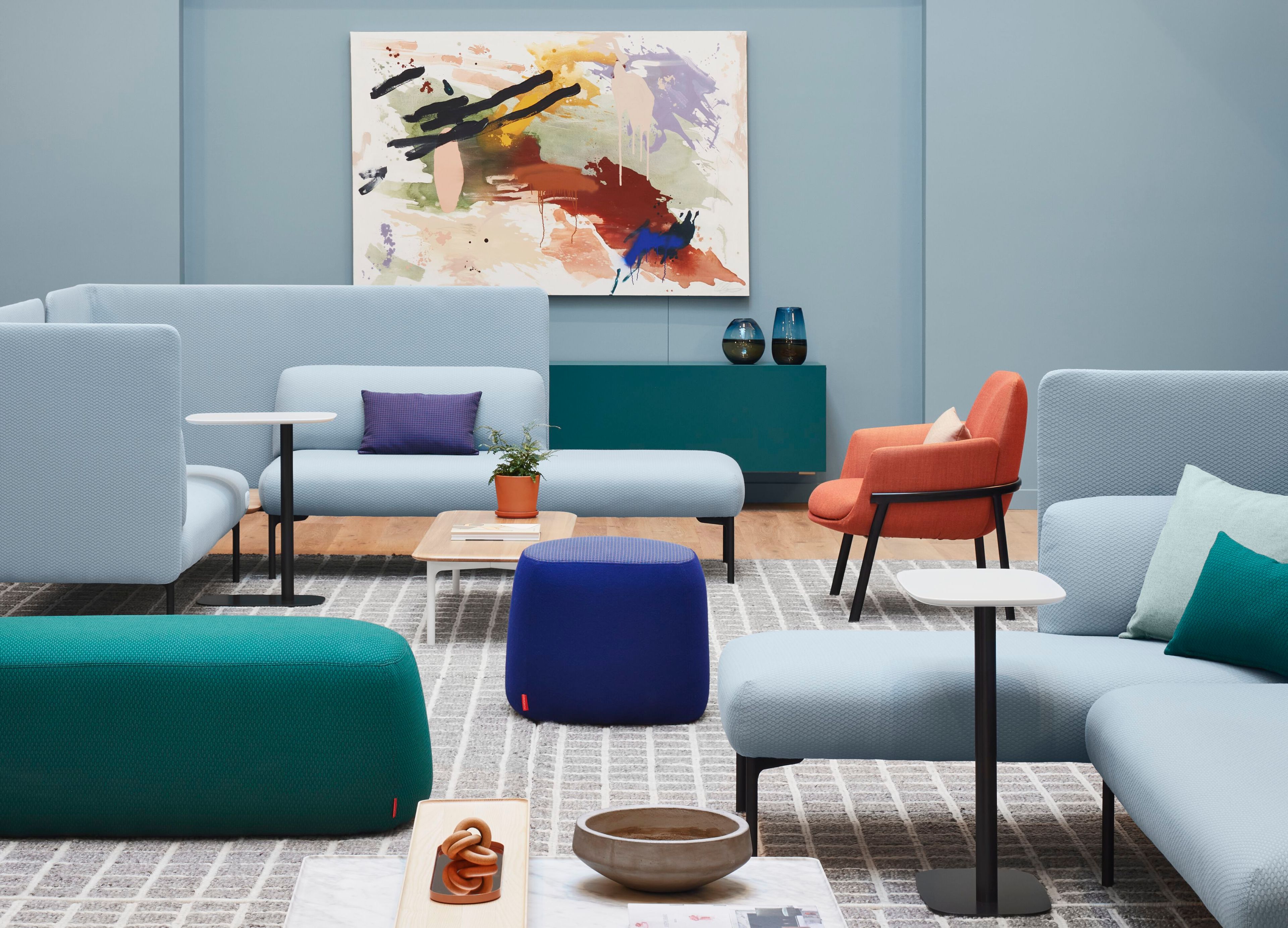 Модульный офисный тканевый диван Haworth CABANA LOUNGE ARCH-00044376 - Вид №7