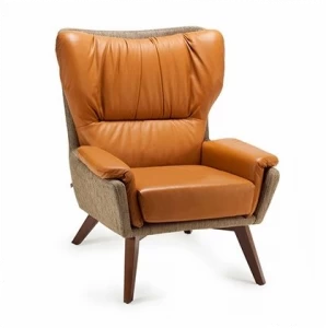 Mambo Unlimited Ideas Кожаное кресло с подлокотниками