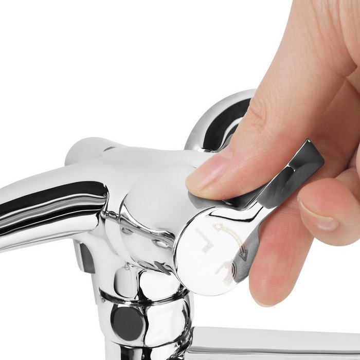 ON1SBS0M10 Milardo Ontario Смеситель для ванны с длинным изливом Ontario Россия - Вид №3