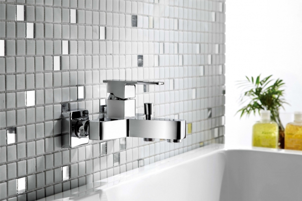 Смеситель для ванны с коротким изливом БЕЗ аксессуаров RIFFLE F672106C-01 bravat - Вид №2