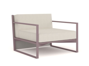 Алюминиевое садовое кресло с подлокотниками