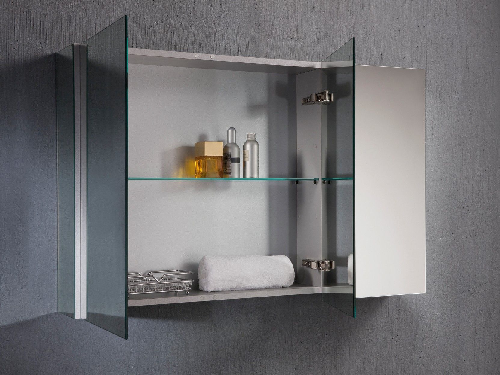 Настенное зеркало с корпусом и встроенным освещением DDL Inwall ARCH-00067537 - Вид №1